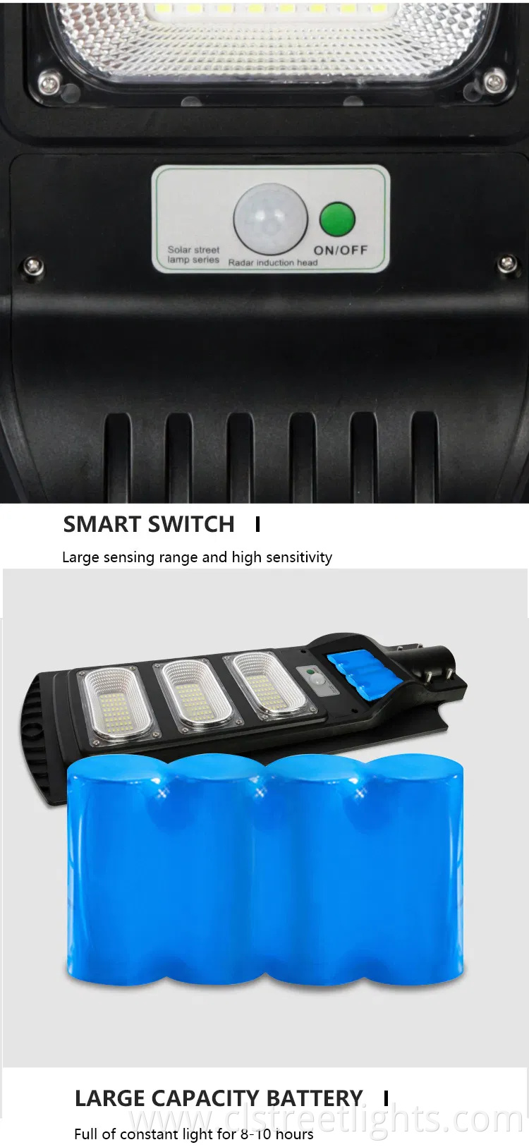 Durable Split Type LED Solar Lantern Solar Street Light